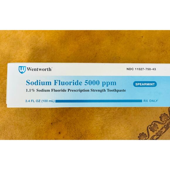 Sodium Fluoride 5000 ppm Spearmint 1.1% Toothpaste NEW - Picture 1 of 7